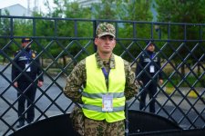 Сотрудники полиции Азербайджана работают в усиленном режиме в связи с III Играми стран СНГ (ФОТО)