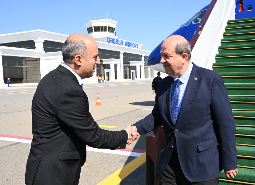 Президент Турецкой Республики Северного Кипра прибыл с визитом в Азербайджан (ФОТО)