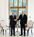 Президент Ильхам Алиев встретился в Габале с Президентом Турецкой Республики Северного Кипра (ФОТО)