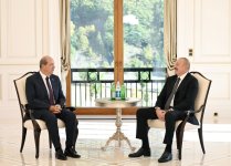 Президент Ильхам Алиев встретился в Габале с Президентом Турецкой Республики Северного Кипра (ФОТО)