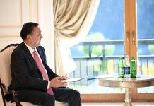 Президент Ильхам Алиев принял в Габале генерального секретаря Организации тюркских государств (ФОТО/ВИДЕО)