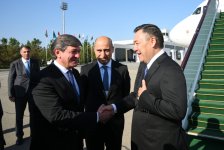 Президент Кыргызстана Садыр Жапаров прибыл в Азербайджан (ФОТО)