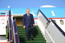 Президент Узбекистана Шавкат Мирзиёев находится с визитом в Азербайджане (ФОТО)