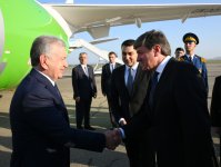 Президент Узбекистана Шавкат Мирзиёев находится с визитом в Азербайджане (ФОТО)