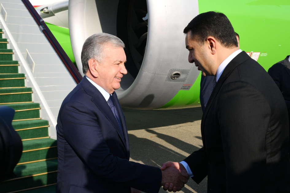 Президент Узбекистана Шавкат Мирзиёев находится с визитом в Азербайджане (ФОТО)