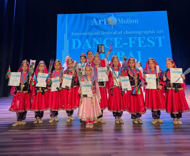 Коллектив Детского центра музыки и искусства Sənət стал победителем Dance Fest Dubai (ФОТО)