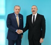 Президент Ильхам Алиев встретил в Габале глав государств и правительств, участвующих в 12-м Саммите Совета глав государств Организации тюркских государств (ФОТО)