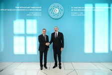 Президент Ильхам Алиев встретил в Габале глав государств и правительств, участвующих в 12-м Саммите Совета глав государств Организации тюркских государств (ФОТО)