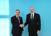 Президент Ильхам Алиев встретил в Габале глав государств и правительств, участвующих в 12-м Саммите Совета глав государств Организации тюркских государств (ФОТО)