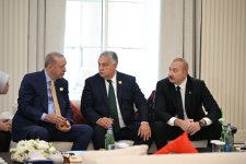 Президент Ильхам Алиев встретил в Габале глав государств и правительств, участвующих в 12-м Саммите Совета глав государств Организации тюркских государств (ФОТО)