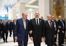 Президент Ильхам Алиев встретил в Габале глав государств и правительств, участвующих в 12-м Саммите Совета глав государств Организации тюркских государств (ФОТО)