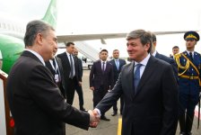 Председатель Халк Маслахаты Туркменистана прибыл с визитом в Азербайджан (ФОТО)