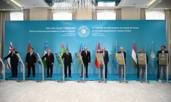 Президент Ильхам Алиев в режиме онлайн принял участие в церемонии закладки фундамента мечети, которую Туркменистан построит в Физули (ФОТО)
