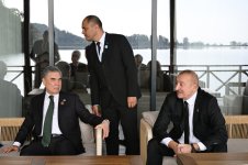 В Габале от имени Президента Ильхама Алиева дан официальный обед в честь глав государств и правительств, участвовавших в саммите ОТГ (ФОТО)