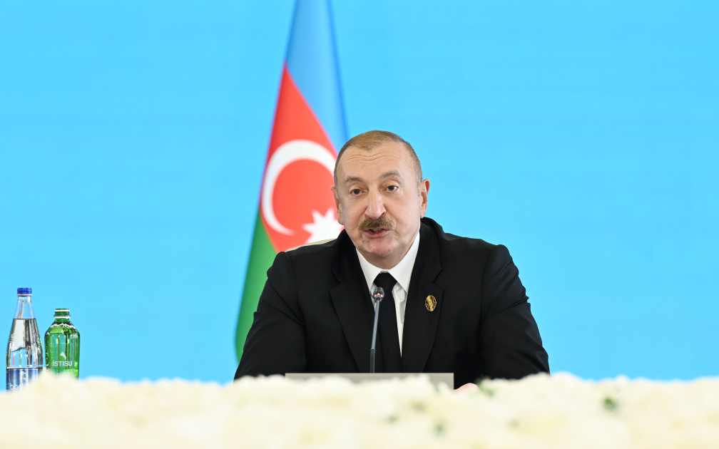 Президент Ильхам Алиев выступил на 12-м Саммите Совета глав государств Организации тюркских государств (ФОТО/ВИДЕО)