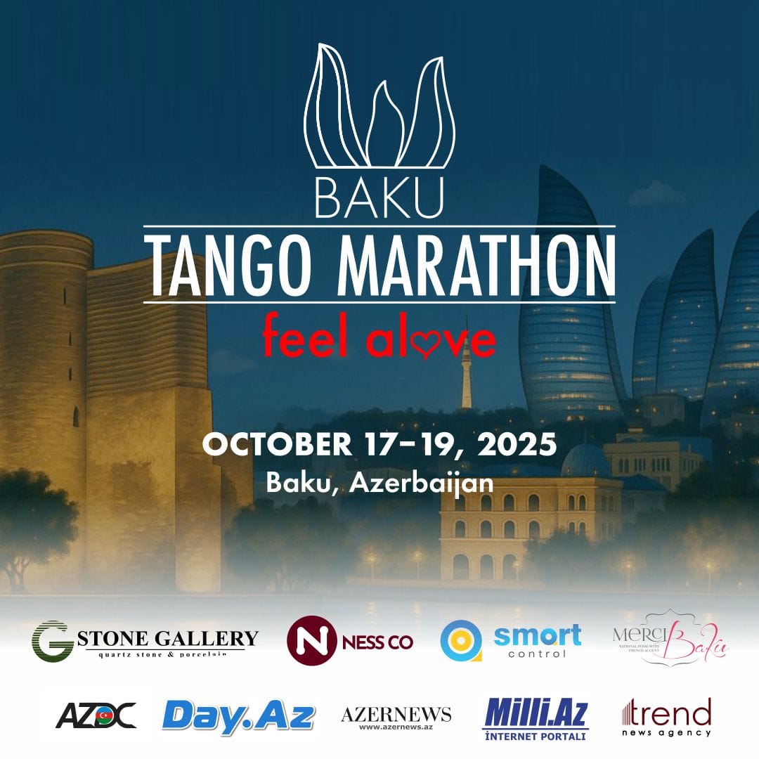 В Баку состоится первый международный Baku Tango Marathon — трёхдневный праздник аргентинского танго