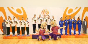 Завершились соревнования по художественной гимнастике на III Играх стран СНГ (ФОТО)