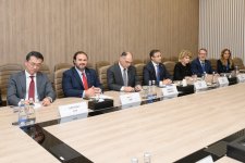 С делегацией Caspian Policy Center обсуждено транспортное и экономическое сотрудничество в Каспийском регионе (ФОТО)