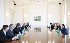 Президент Ильхам Алиев принял делегацию парламента Хорватии (ФОТО/ВИДЕО)