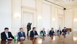 Президент Ильхам Алиев принял делегацию парламента Хорватии (ФОТО/ВИДЕО)