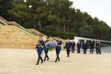 Председатель парламента Хорватии посетил могилу великого лидера и Аллею шехидов (ФОТО)
