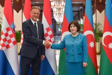 Спикер Милли Меджлиса Сахиба Гафарова встретилась с председателем парламента Хорватии (ФОТО)
