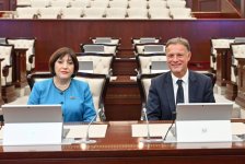 Спикер Милли Меджлиса Сахиба Гафарова встретилась с председателем парламента Хорватии (ФОТО)
