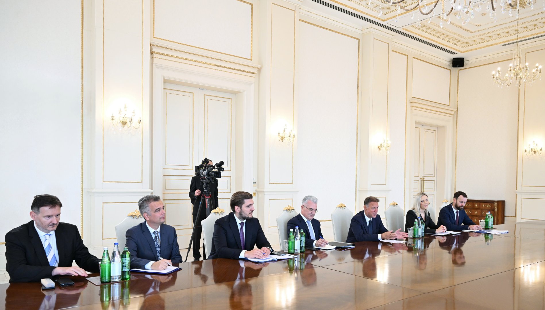 Президент Ильхам Алиев принял делегацию парламента Хорватии (ФОТО/ВИДЕО)