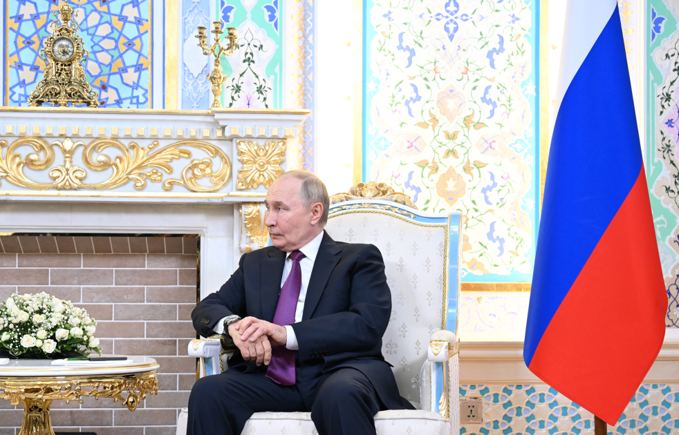 В Душанбе состоялась встреча Президента Ильхама Алиева с Президентом России Владимиром Путиным в формате один на один (ФОТО/ВИДЕО)