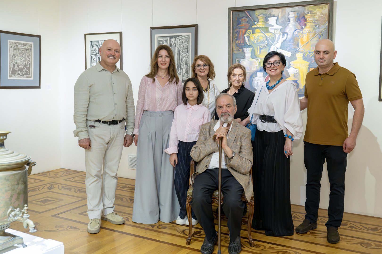 Ностальгия и чувства старого бакинца Арифа Алескерова - на открытии потрясающей экспозиции (ФОТО)