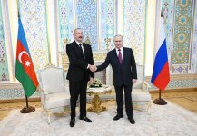 В Душанбе состоялась встреча Президента Ильхама Алиева с Президентом России Владимиром Путиным в формате один на один (ФОТО/ВИДЕО)