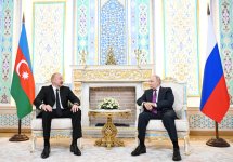 В Душанбе состоялась встреча Президента Ильхама Алиева с Президентом России Владимиром Путиным в формате один на один (ФОТО/ВИДЕО)