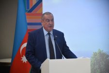 Посольство Туркменистана провело брифинг о строительстве мечети в Физули (ФОТО)