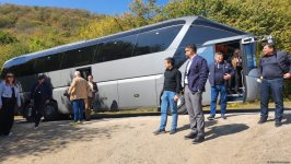 Началась поездка участников международной конференции в Агдере (ФОТО)