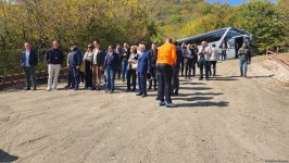 Началась поездка участников международной конференции в Агдере (ФОТО)