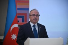 Посольство Туркменистана провело брифинг о строительстве мечети в Физули (ФОТО)