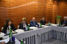 Посольство Туркменистана провело брифинг о строительстве мечети в Физули (ФОТО)
