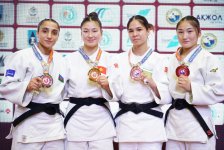 Азербайджанские дзюдоисты завоевали шесть медалей на Открытом чемпионате Азии (ФОТО)