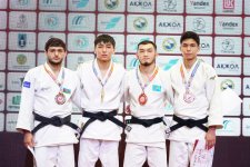 Азербайджанские дзюдоисты завоевали шесть медалей на Открытом чемпионате Азии (ФОТО)
