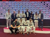 Азербайджанские дзюдоисты завоевали шесть медалей на Открытом чемпионате Азии (ФОТО)