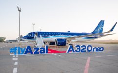 AZAL продолжает обновление флота: второй новый Airbus A320neo прибыл в Баку в этом году (ФОТО)