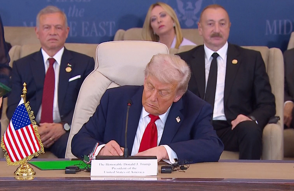 Президент Азербайджана Ильхам Алиев принял участие в Саммите мира по Ближнему Востоку (ФОТО/ВИДЕО)