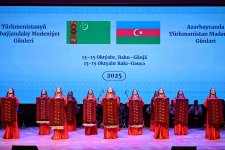 В Баку состоялось торжественное открытие Дней культуры Туркменистана -национальные костюмы, ювелирные украшения, концерт (ФОТО)