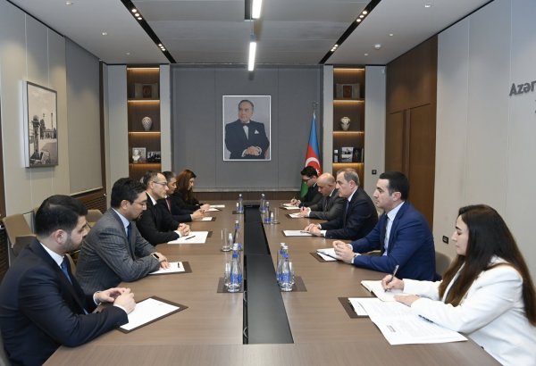 Джейхун Байрамов встретился с новым генсеком ТЮРКПА