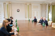 Президент Ильхам Алиев принял делегацию во главе с действующим председателем ОБСЕ (ФОТО/ВИДЕО)
