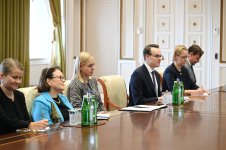 Президент Ильхам Алиев принял делегацию во главе с действующим председателем ОБСЕ (ФОТО/ВИДЕО)