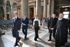 Первый вице-президент Мехрибан Алиева ознакомилась с реставрационными работами в Базилике Святого Павла в Ватикане (ФОТО/ВИДЕО)