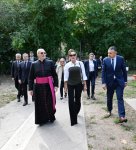 Первый вице-президент Мехрибан Алиева приняла участие в церемонии открытия проекта реставрации катакомб Святой Коммодиллы в Ватикане (ФОТО/ВИДЕО)