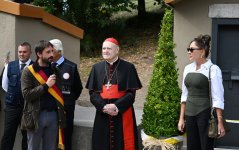 Первый вице-президент Мехрибан Алиева приняла участие в церемонии открытия проекта реставрации катакомб Святой Коммодиллы в Ватикане (ФОТО/ВИДЕО)