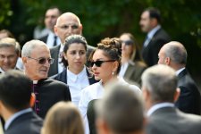 Первый вице-президент Мехрибан Алиева приняла участие в церемонии открытия проекта реставрации катакомб Святой Коммодиллы в Ватикане (ФОТО/ВИДЕО)